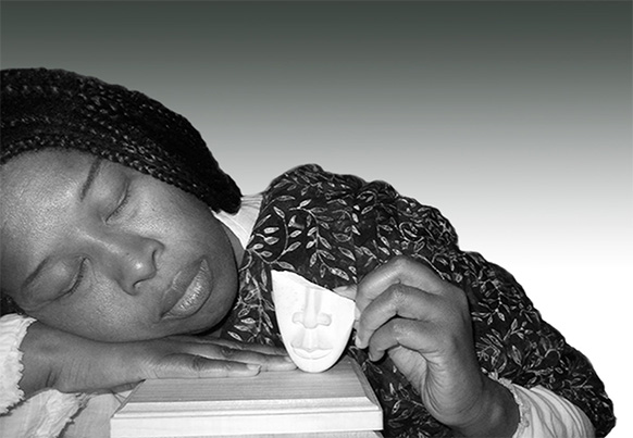 “Visage de nacre et masque de blanche_Mother of Pearl Face and White Mask copy 2.jpg