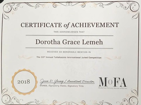 DorothaGLemeh_Honorable_Mention_MoFA_2018 copy